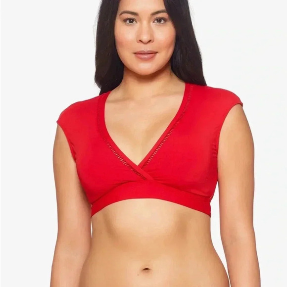 Bleu Rod Beattie Behind The Seams Crop Bikini Top Size 14 and Kore Sarong Hipste - Picture 5 of 11